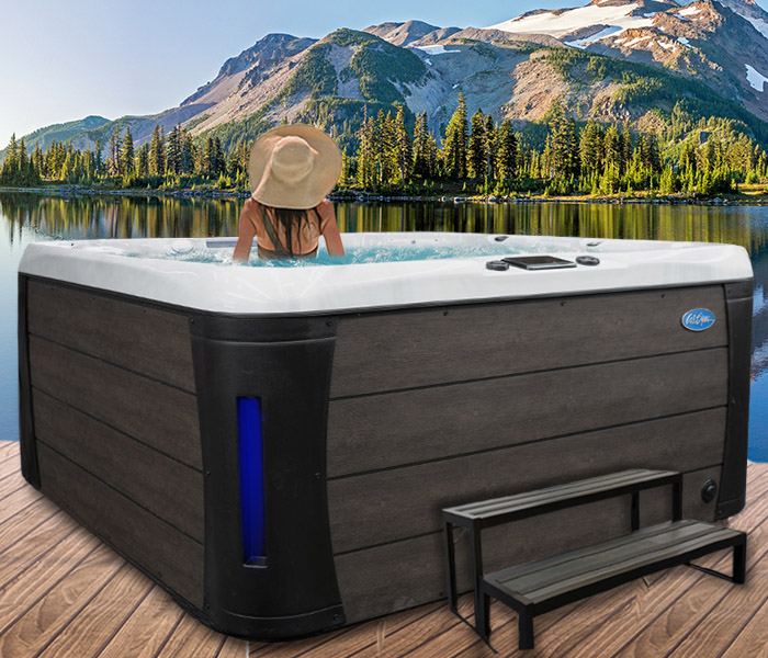 Calspas hot tub being used in a family setting - hot tubs spas for sale Edmonton